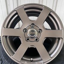 FENICE XC6◆ヨコハマジオランダーG003◆ 215/70R16 デリカD5アウトランダーエクストレイルCX-5RAV4　4本セット 16×7J+38 マットブロンズ_画像3