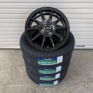 シュナイダースタッグ◆グッドイヤーEG02◆155/65R14◆NBOXタントムーヴワゴンRラパンアルトデイズトコットスペーシア軽自動車