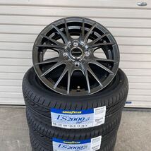 エクシーダーE05◆ グッドイヤーLS2000◆165/55R14◆エブリィアクティハイゼットワゴンRラパンゼストミラパレット　4本セット 軽自動車_画像2