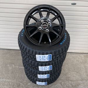 シュナイダースタッグ◆ マックストレック165/65R14エクストリームRT軽トラ軽バンクロカンエブリィアクティハイゼット　ホワイトレター