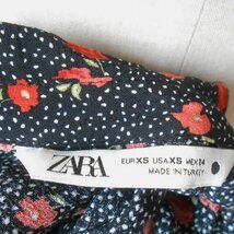 ザラ ZARA ロング 丈 ワンピース ウエストリボン レディース XS 細い_画像8