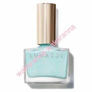  new goods Lunasol store limitation color 2023 nails polish EX35 blue Sunlit Dazzle unopened color light blue lame pearl Kanebo veruni unused blue color 
