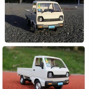 ★バッテリー2本国内発 CXD D12mini WPL D12ミニ版ラジコンカー 軽トラック RC 1/16 2.4G RWD RTR ドリフト スズキ キャリー SUZUKI CARRYの画像6