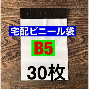 【週末クーポンでお得に！】宅配ビニール袋B5 30枚