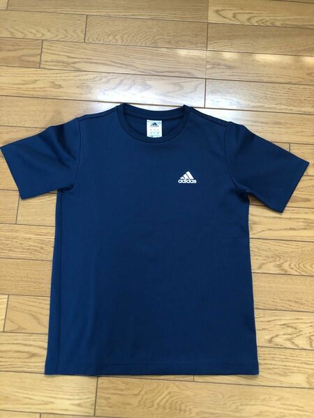 adidas 半袖Tシャツ　ジュニア　ネイビー