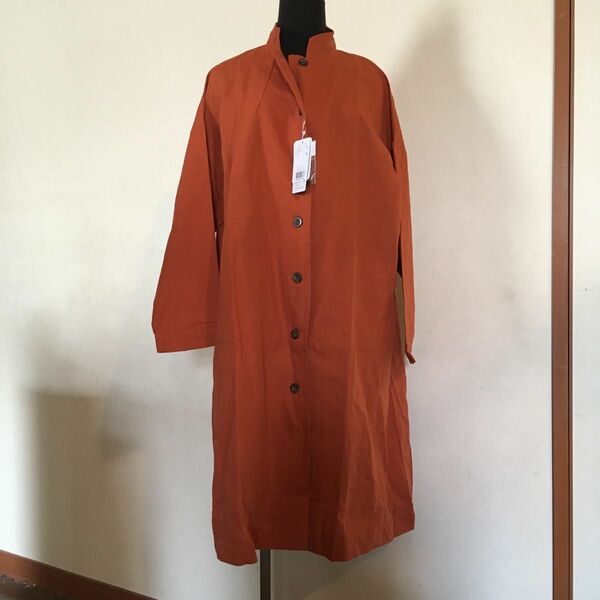 新品　タグ付　リネン　コート　ジャケット