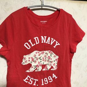 OLD NAVY オールドネイビー　レディース　トップス　アーチロゴ　プリントTシャツ　Mサイズ