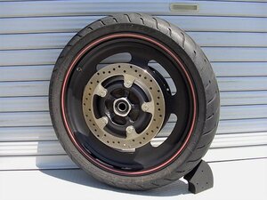 ◎V-ROD VRSCDX 純正 フロントホイール 2（25ミリベアリング 1250 ディスク付 19×3.00 DUNLOP ハーレー ナイトロッド スペシャル