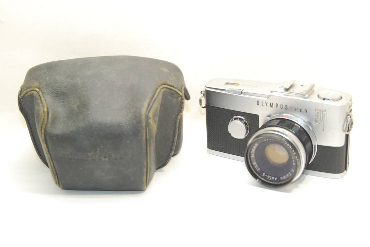 正規品!正規品!OLYMPUS PEN-F フィルムカメラ ケースつき 貴重 人気
