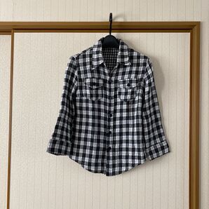チェックシャツ ブラウス
