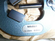 ミツトヨ　溝マイクロメーター　VM3-25　◆中古 （ほぼ未使用）　◇箱の外側は汚れあり_画像6