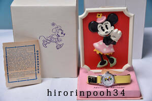  Vintage dead stock valuable 58'mi two - mouse hand winding clock +en Boss US TIME Disney 