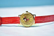 即決　美品　 BRADLEY　 最高級17石　 ミッキーマウス 手巻時計　 GOLD　ブラッドレイ_画像2