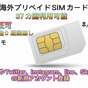 海外プリペイドSIMカード日本で使える　SMS受信無料　毎月の基本料金は0