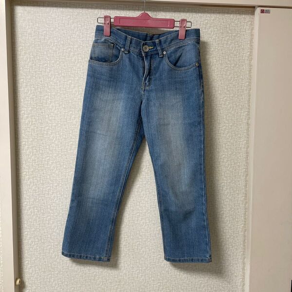 レディース七分丈デニムパンツ