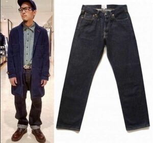 The DUFFER of ST.GEORGE 『MARCO’S HERITAGE COLLECTION』 SELVEDGE WIDE SILHOUETTE DENIM OW ワイドデニム サイズM 定価18360円