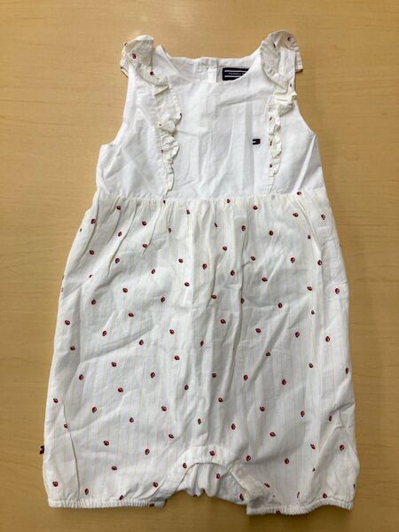 Tommy てんとう虫柄ロンパース 80センチ