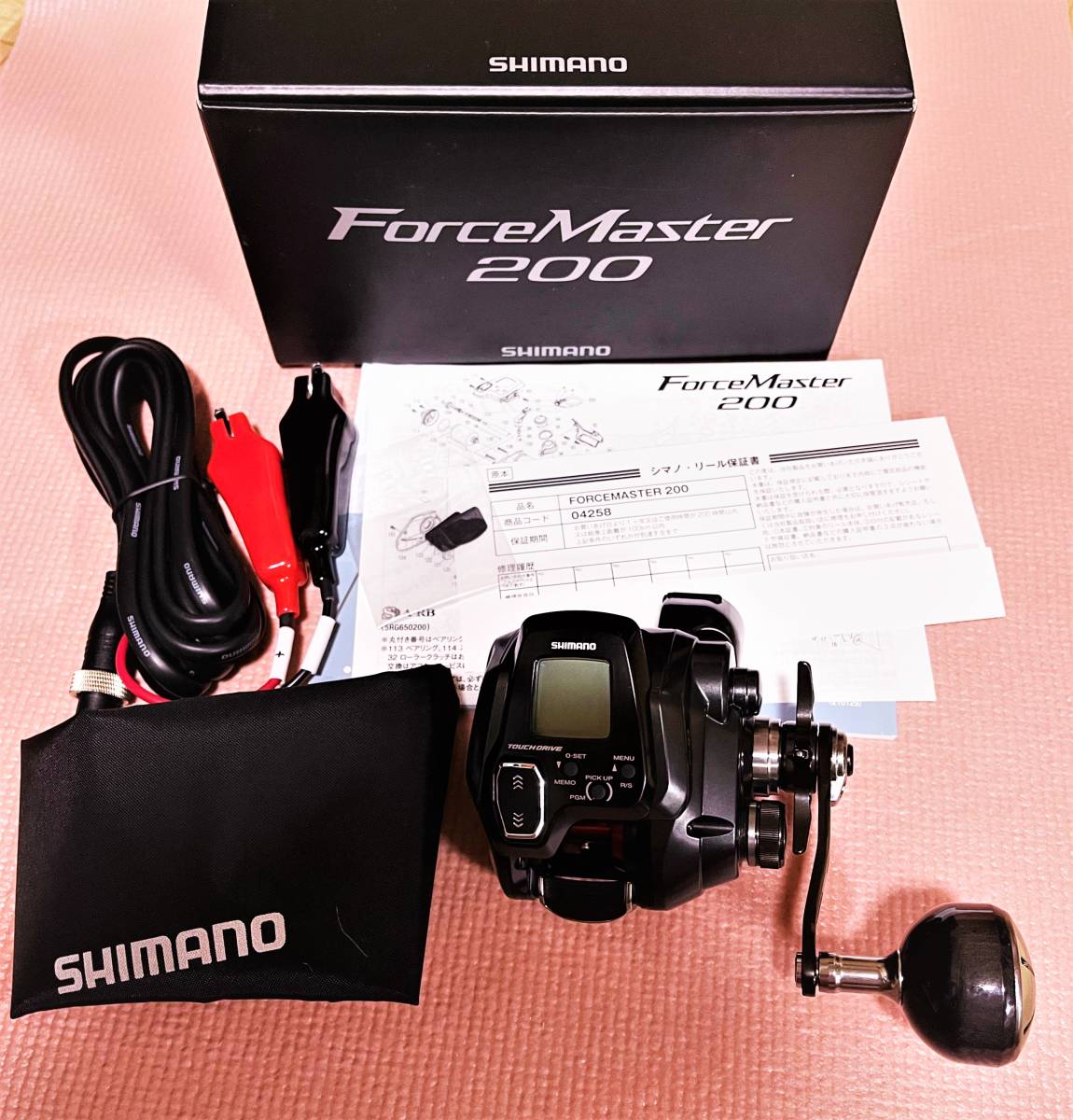 ☆新品未使用品☆ シマノ 21フォースマスター 200 電動リール 送料無料