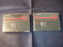SONY ミニ DV カセット　DVM60 ME 未使用品 2個 ソニー MINI DVデジタル ビデオ カセットテープ_画像1