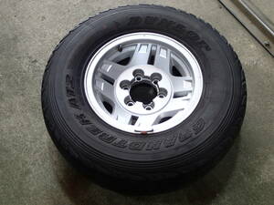 トヨタ 15インチ6Hアルミ GRANDTRAK AT2タイヤ 265/70R15 １本◆R5-504-19