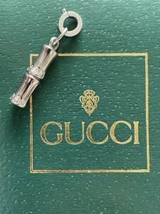 GUCCI bamboo charm key holder necklace 
