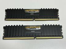 ほぼ未使用/DDR4-3200 32GB/CORSAIR CMK32GX4M2E3200C16/デスクトップPC用メモリ 16GBx2枚_画像2