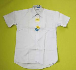 1534-17A school shirt short sleeves Y shirt student shirt white 165.OGO.. equipped new old goods long-term keeping goods 