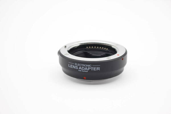 極上品◆ELECTRONIC LENS ADAPTER フォーサーズアダプター◆43→M43アダプター♪‐01