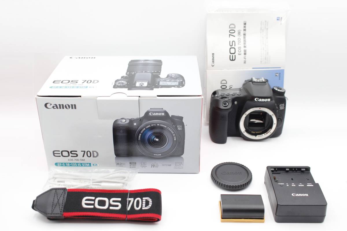 □良品□ キヤノン CANON EOS 70D ボディ 約2020万画素 《元箱付》 SK