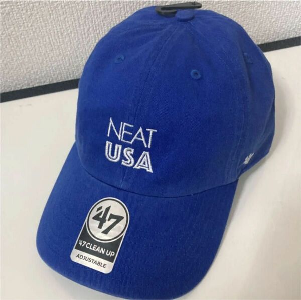 47 ニート　NEAT USA キャップ　ブルー　帽子