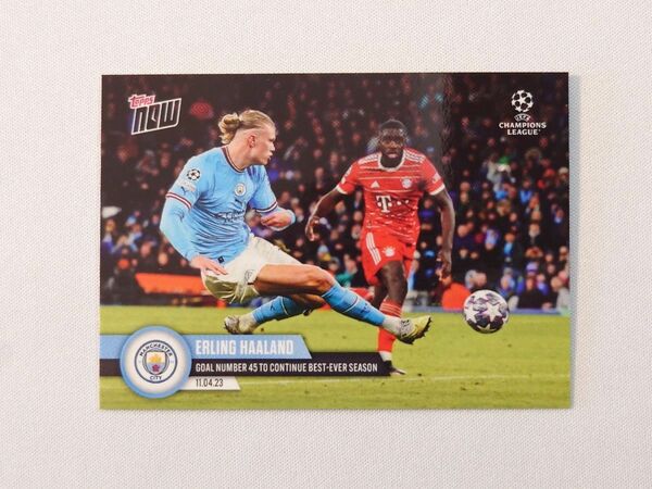 topps now Erling Braut Haland 094 UCL 2022-23 トップスナウ アーリング・ハーランド