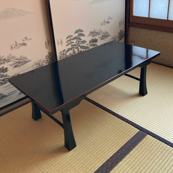 京都お茶屋料理屋の折りたたみテーブル　1-7脚　引き取り専用