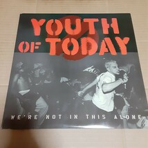 米 YOUTH OF TODAY WE'RE NOT IN THIS ALONE 1997 REISSUE_画像1