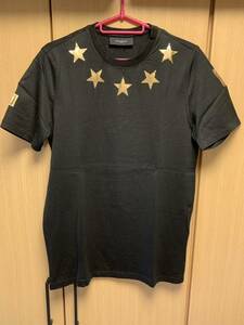 正規限定 希少 10SS GIVENCHY ジバンシー ジバンシィ ゴールド 金 スター 星 ナンバリング Tシャツ XS