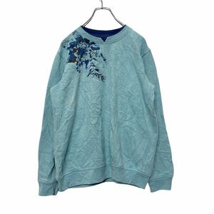 REFLECTIONS double color sweat XS size wi men's sweatshirt retro Country light blue old clothes . America stock a402-5656