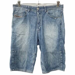 DIESEL デニムハーフパンツ W31 ディーゼル ブルー 古着卸 アメリカ仕入 2305-618