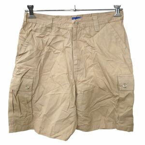 ハーフパンツ W40 ビッグサイズ ブラウン 古着卸 アメリカ仕入 2305-619