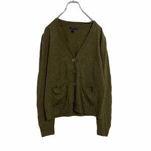 J.CREW ニットカーディガン ウィメンズ L オリーブグリーン ジェイクルー 古着卸 アメリカ仕入れ a405-5187