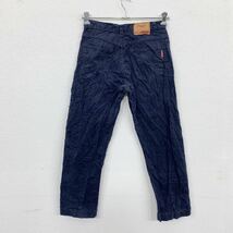 OBOUSH ロングパンツ W28 ネイビー スキニー コットンパンツ 古着卸 アメリカ仕入 2305-1249_画像5