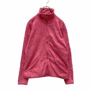 NIKE Zip выше флис жакет wi мужской XL розовый Nike спорт one отметка Logo б/у одежда . America запас a410-5545