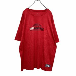 NBA 半袖 Tシャツ XL～ レッド バスケットボール ビッグサイズ スポーツ ドライ 古着卸 アメリカ仕入 a505-6449