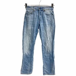 G-STAR RAW デニムパンツ W27 ジースター ボタンフライ ライトブルー 古着卸 アメリカ仕入 2305-24