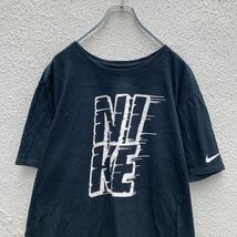 NIKE 半袖 プリント Tシャツ XL ブラック ホワイト ナイキ ロゴ スポーツ ビッグサイズ 古着卸 アメリカ仕入 a505-5312_画像2