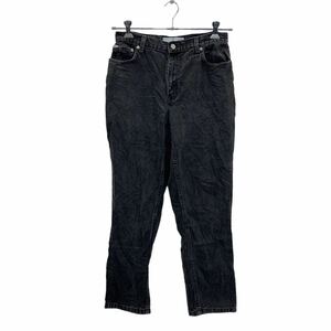 TOMMY HILFIGER デニムパンツ W28 トミーヒルフィガー ブラック ロゴ 古着卸 アメリカ仕入 2305-469