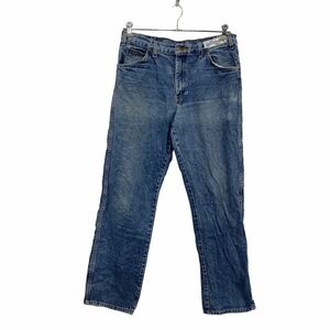 Dickies デニムパンツ W34 ディッキーズ ブルー ワンポイントロゴ 古着卸 アメリカ仕入 2305-462