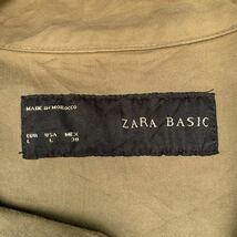 ZARA BASIC F2 ミリタリージャケット Lサイズ ザラ ウィメンズ カーキ 古着卸 アメリカ仕入れ a404-5617_画像7