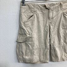 TOMMY HILFIGER カーゴ ショートパンツ W31 トミーヒルフィガー ウィメンズ ベージュ 古着卸 アメリカ仕入 2305-736_画像2