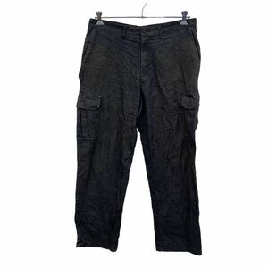 Dickies ワーク・ペインターパンツ W34 ディッキーズ ブラック ロゴ 古着卸 アメリカ仕入 2305-764