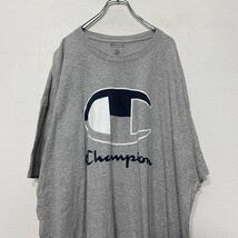 Champion 半袖 プリントTシャツ 4XLサイズ ビッグサイズ チャンピオン スポーツ グレー 古着卸 アメリカ仕入れ a406-5856_画像2