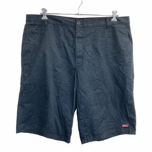 Dickies ワークショートパンツ W42 ディッキーズ ビッグサイズ ブラック 古着卸 アメリカ仕入 2305-786